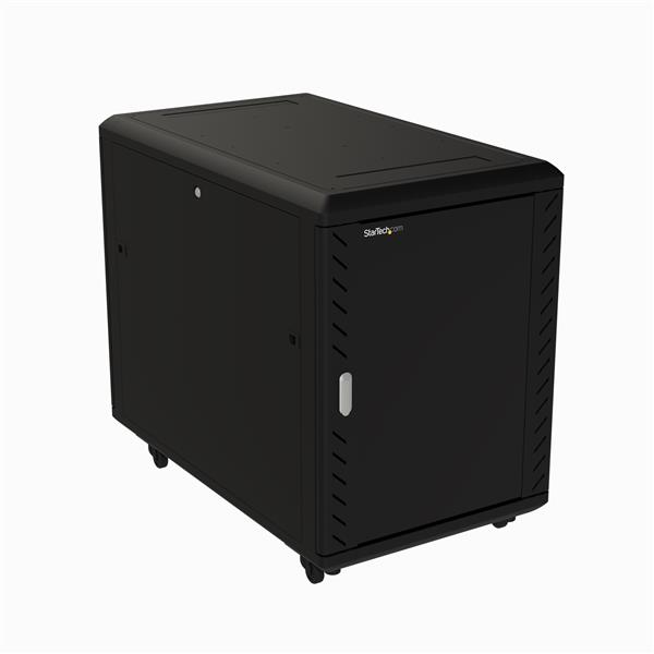 StarTech.com 15U 19" Server Rack Cabinet, 4 Post Adjustable Depth (6-32")