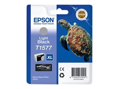 Epson T1577 - 25.9 ml - Schwarz - Original - Blisterverpackung