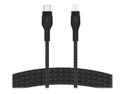 Belkin BOOST CHARGE - Lightning-Kabel - 24 pin USB-C männlich zu Lightning männlich - 1 m - Schwarz - für Apple iPad/iPhone/iPod (Lightning)