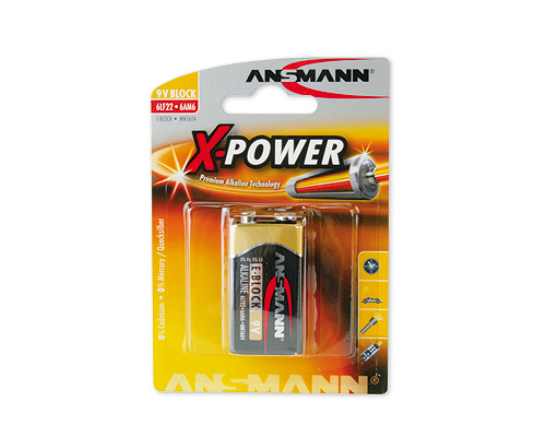 Ansmann X-POWER 9 V-Block - Batterie 6LF22