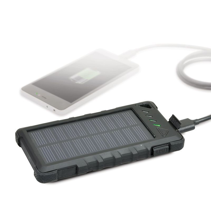 PORT Designs PORT - Solar-Powerbank - Li-Ion - 8000 mAh - 2.1 A - 2 Ausgabeanschlussstellen (USB)