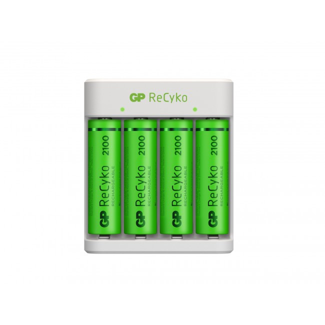 GP Battery GP ReCyko E411 - 8 Std. USB-Batterieladegerät - (für 4xAA/AAA)