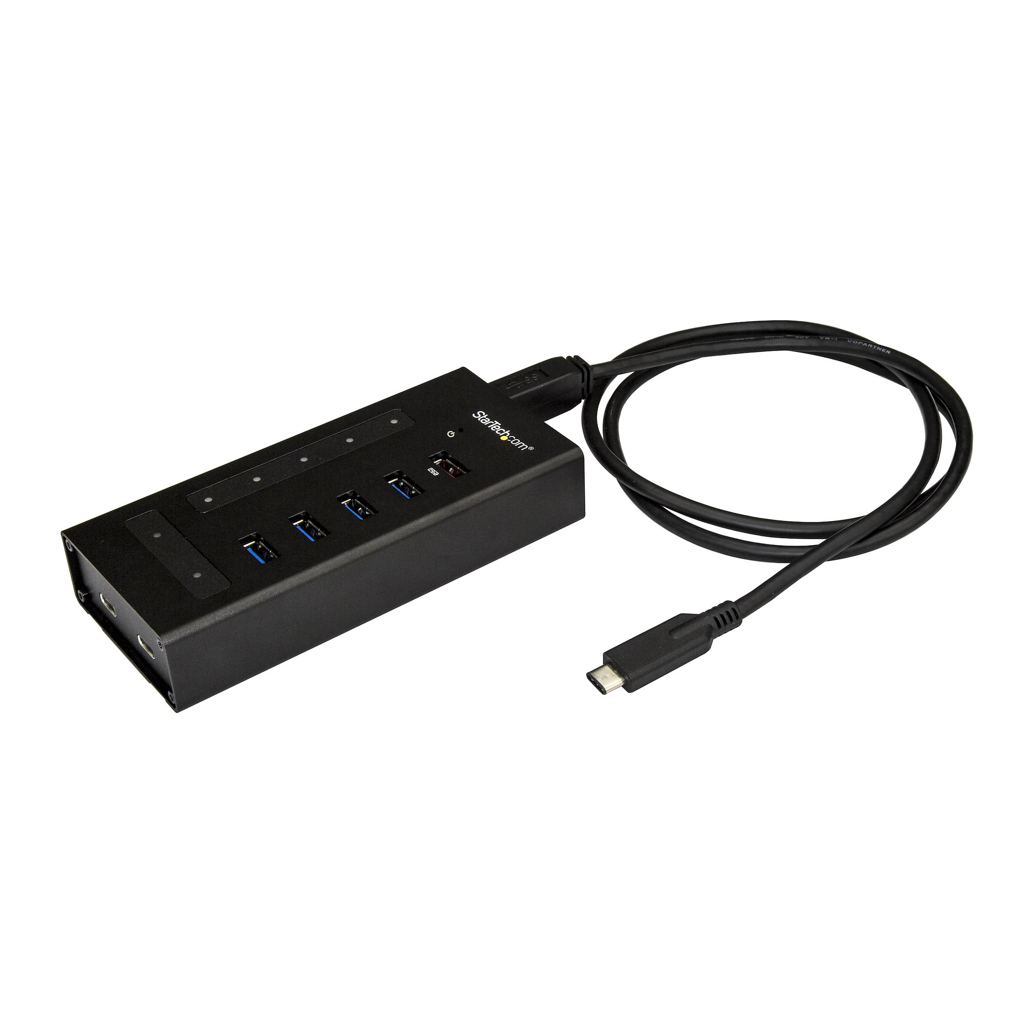 StarTech.com USB Hub 7 Port - Metall - USB-A zu 3x USB-C und 1x USB-C