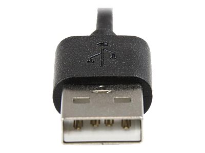 StarTech.com 2m USB auf Apple 8-pin Lightning Connector Kabel gewinkelt - Schwarz - iPhone / iPod / iPad - Ladekabel / Datenkabel - Lightning-Kabel - Lightning (M)