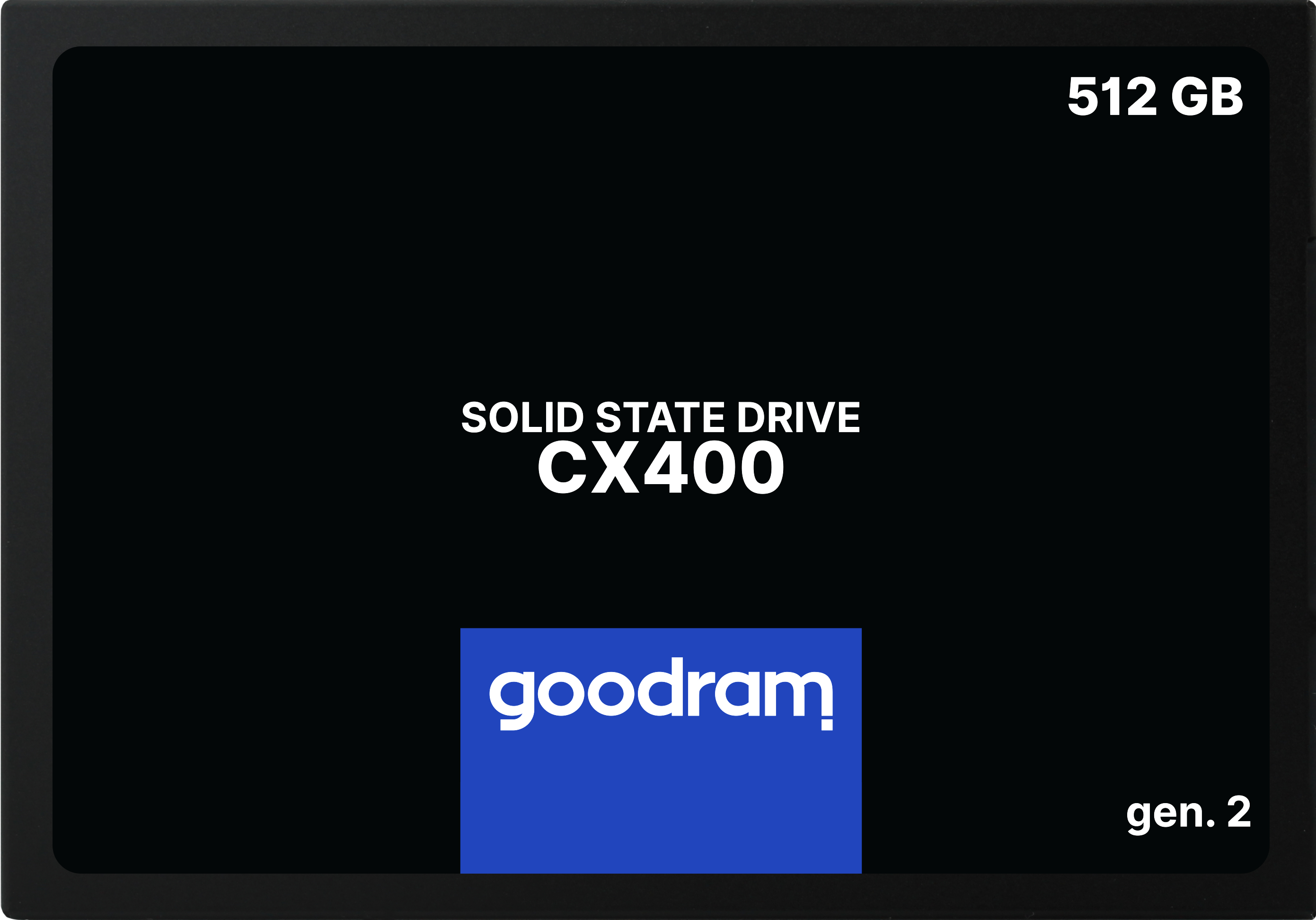 GoodRam CX400 - Gen 2 - SSD - 512 GB - intern - 2.5" (6.4 cm)