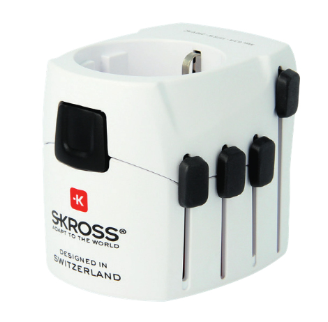 SKROSS PRO+ USB (A+C) World ohne CH/I - Universal - Universal - 100 - 250 V - 50 - 60 Hz - 7 A - Weiß