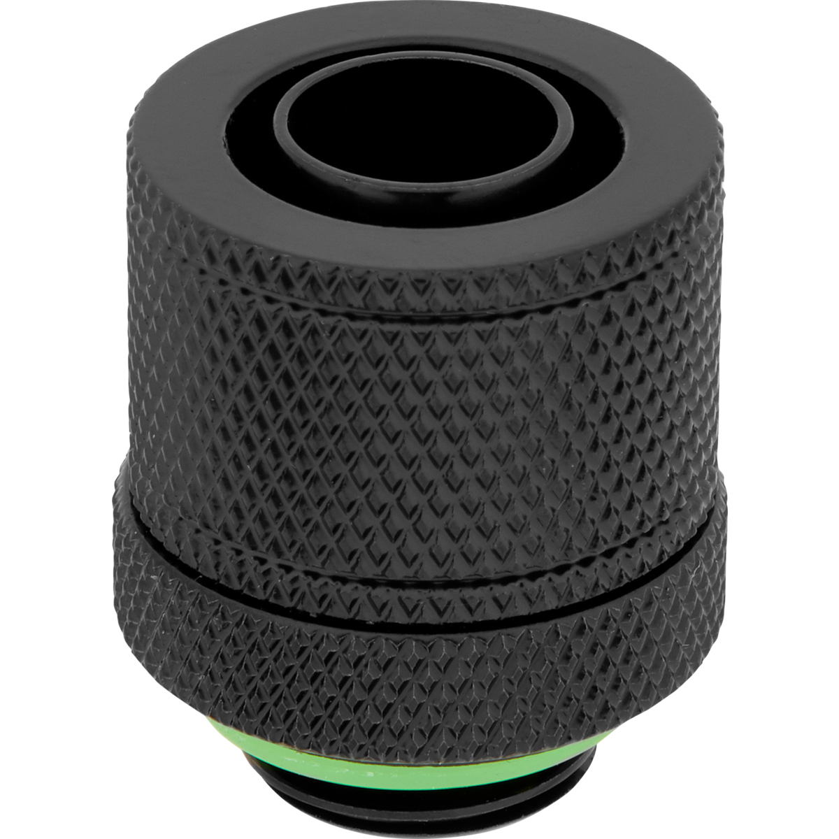 Corsair Hydro X Series XF Compression Fitting - Flüssigkühlsystemarmatur - Schwarz (Packung mit 4)