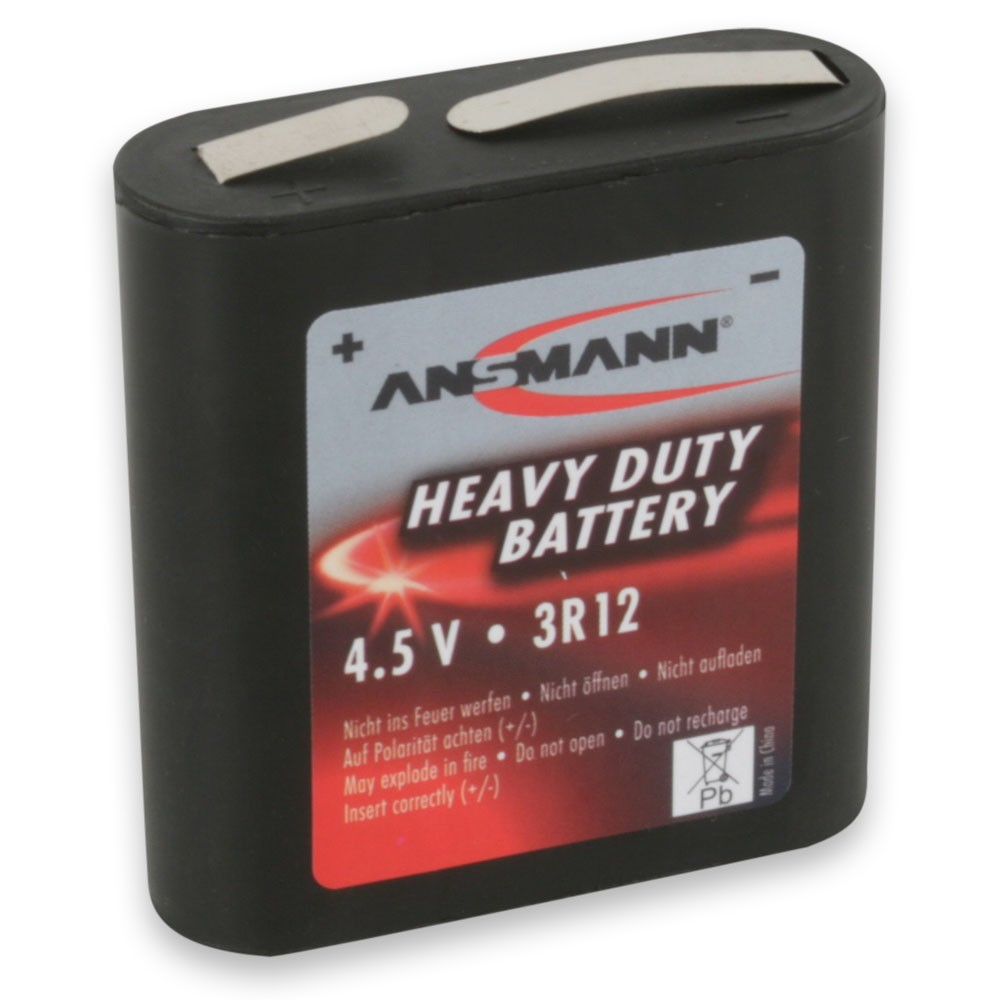 Ansmann 5013091 - Einwegbatterie - 4.5V - Zink-Karbon - 4,5 V - 1 Stück(e) - Schwarz