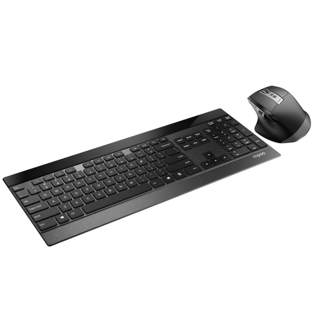 Rapoo 9900M - Tastatur-und-Maus-Set - kabellos