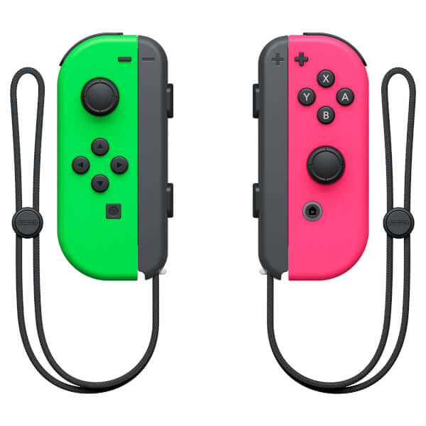 Nintendo Joy-Con(Left & Right) - Game Pad - kabellos - Neongrün, Neon Pink (Packung mit 2)