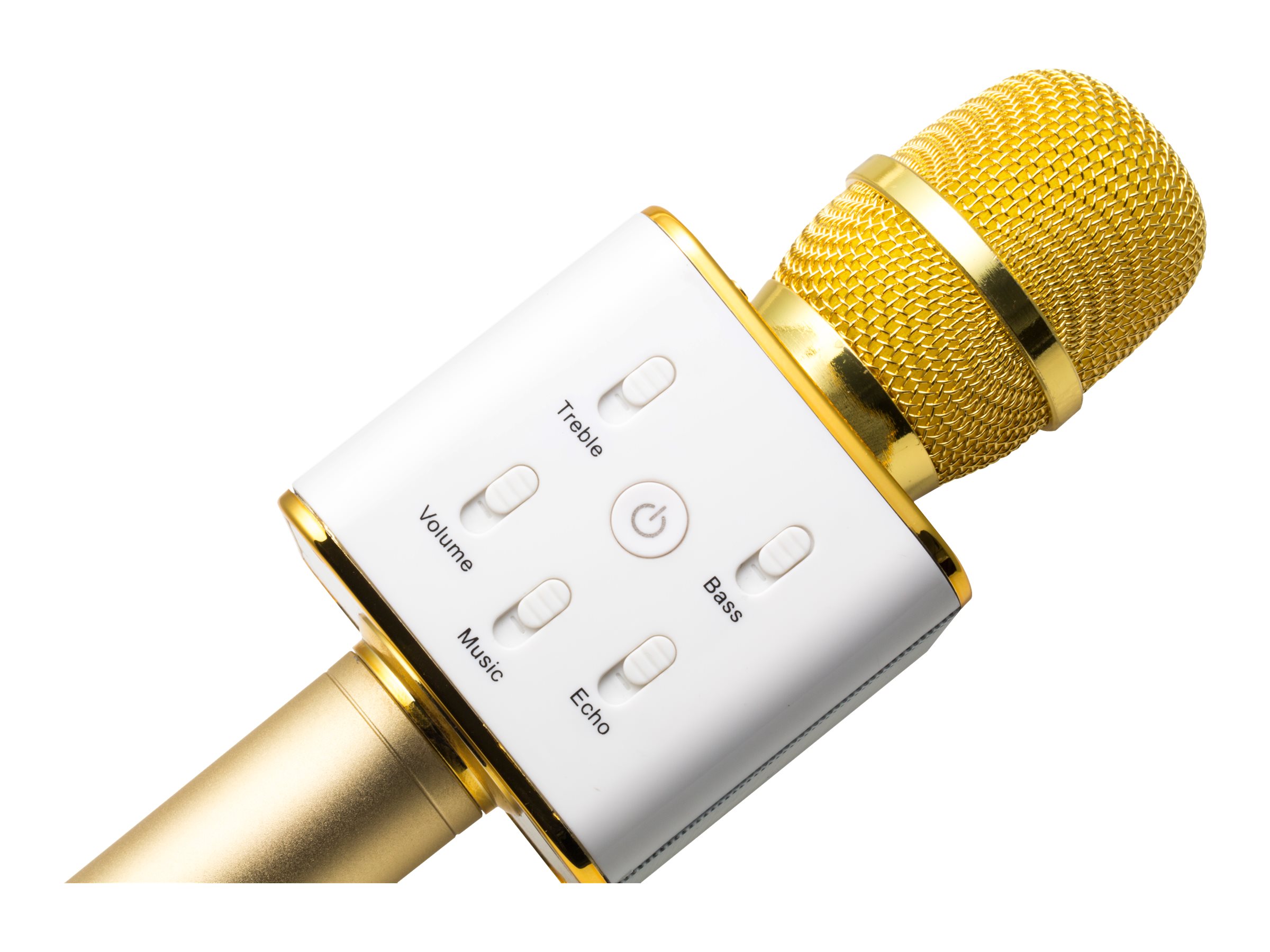 Technaxx MusicMan BT-X31 - Mikrofon - weiß, Gold