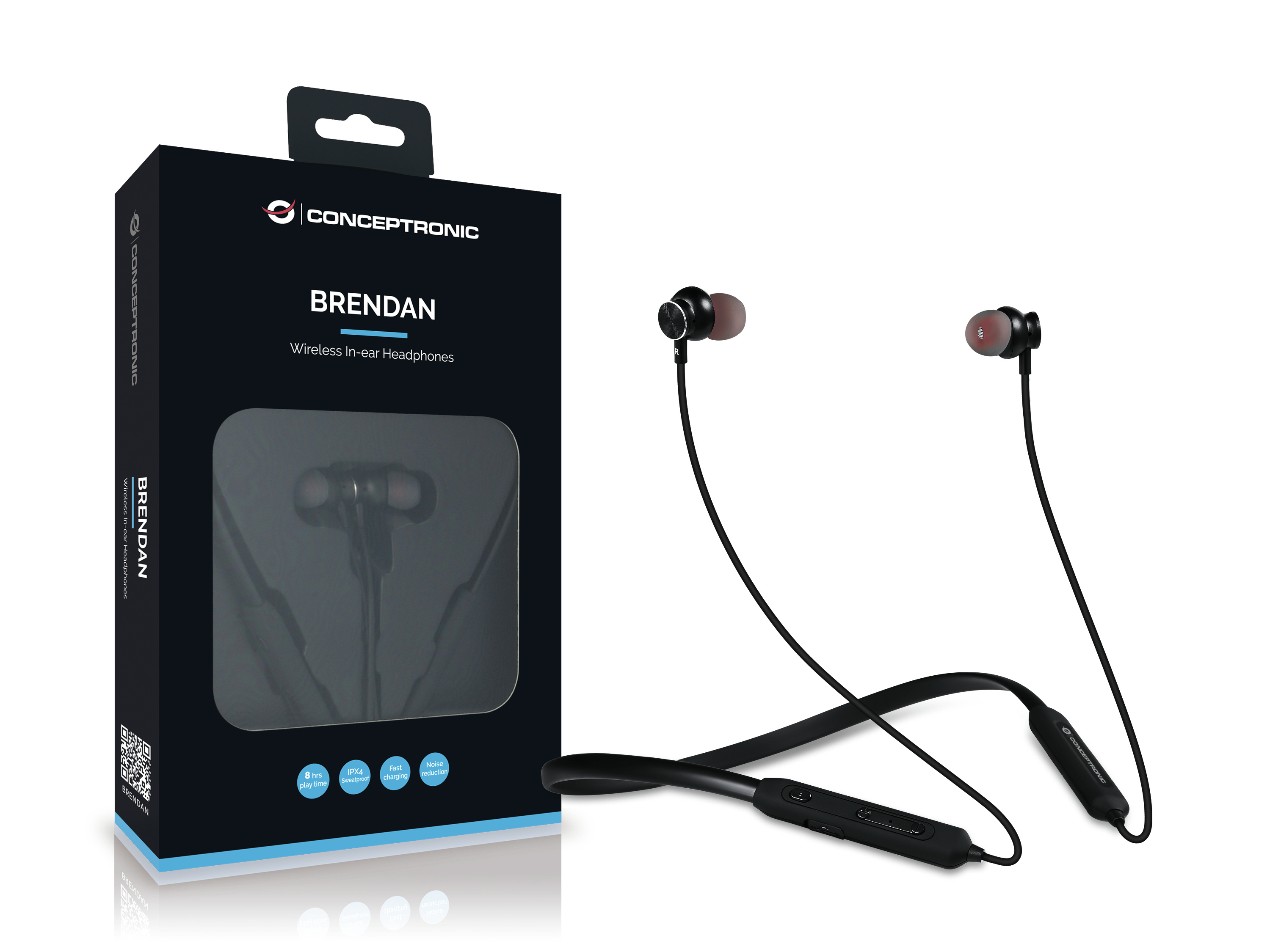 Conceptronic BRENDAN - Ohrhörer mit Mikrofon