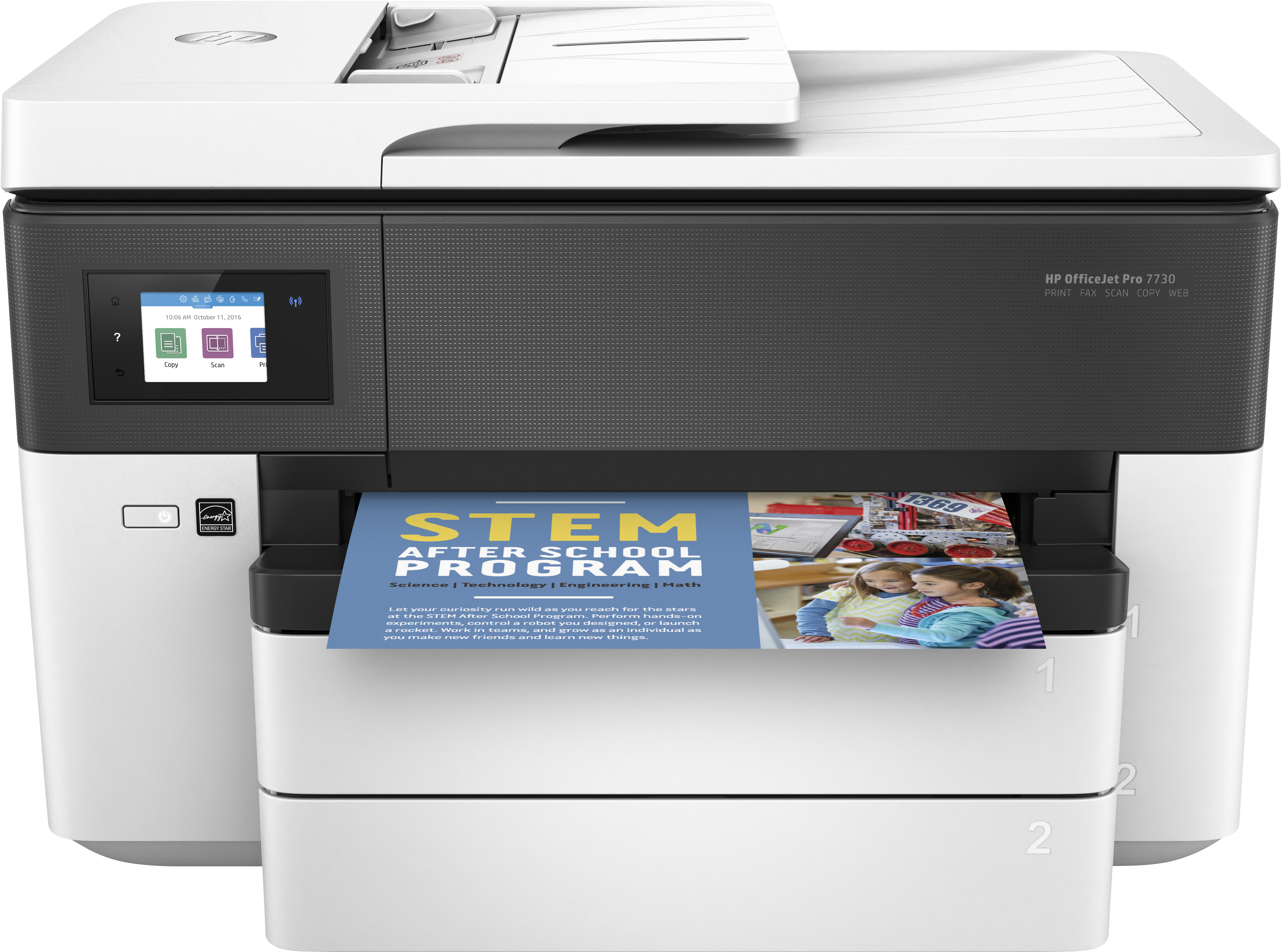 HP Officejet Pro 7730 Wide Format All-in-One - Multifunktionsdrucker - Farbe - Tintenstrahl - 216 x 356 mm (Original)