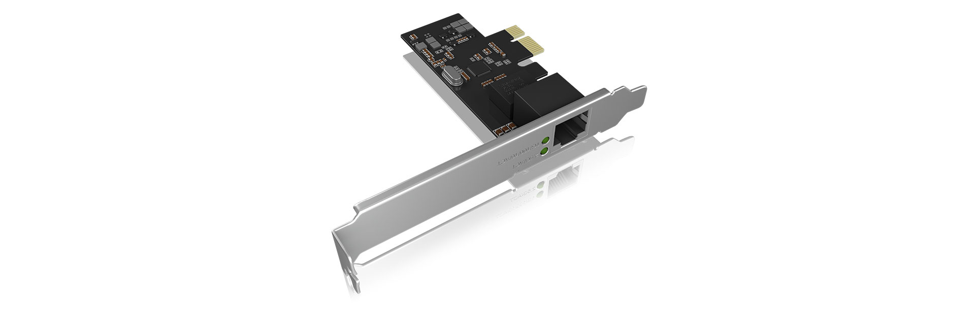ICY BOX IB-LAN300-PCI - Netzwerkadapter - PCIe 2.1 Low-Profile