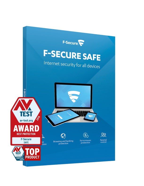 F-Secure SAFE - Abonnement-Lizenz (1 Jahr) - 3 Geräte