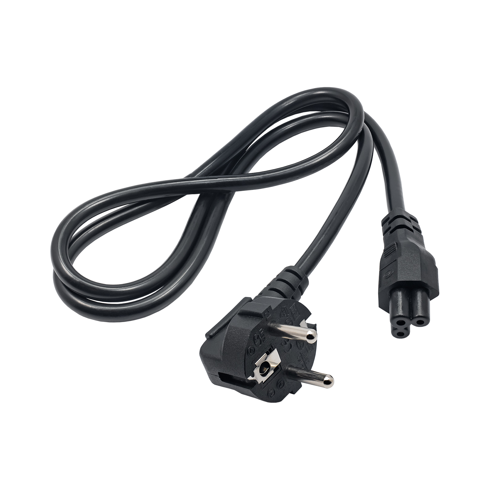 Akyga Cable power AK-NB-08A Hybrid standard C/E/F CEE 7/7 - Euro 3-Pin C5 IEC - Kabel - 1 - Kabel - 1 m