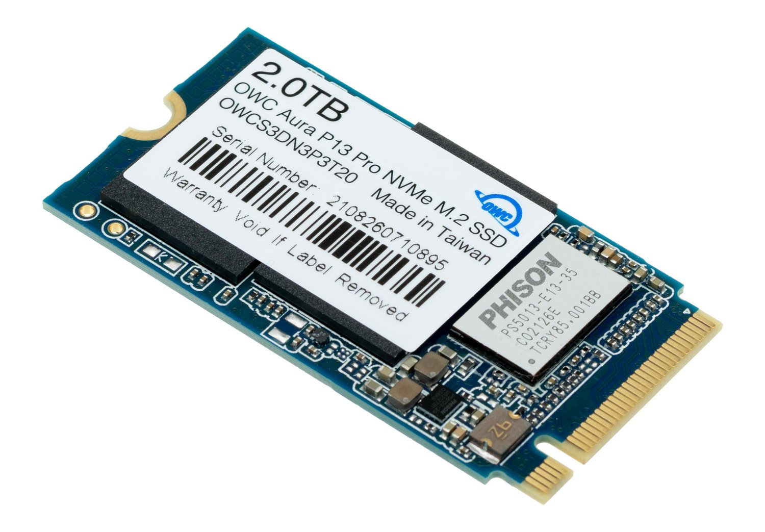 OWC SSD 2TB 2.7/1.0 Aura P13 M.2| komatibel mit PCs und Accelsior 1M2