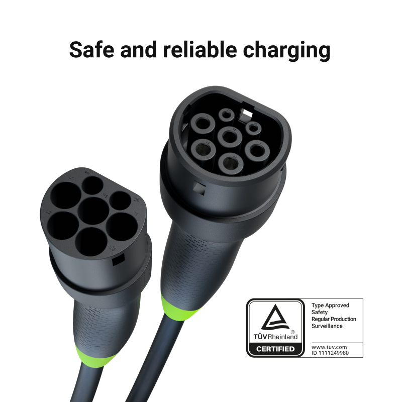 Green Cell Charger Cable for E-Vehicle 22 kW 5 m