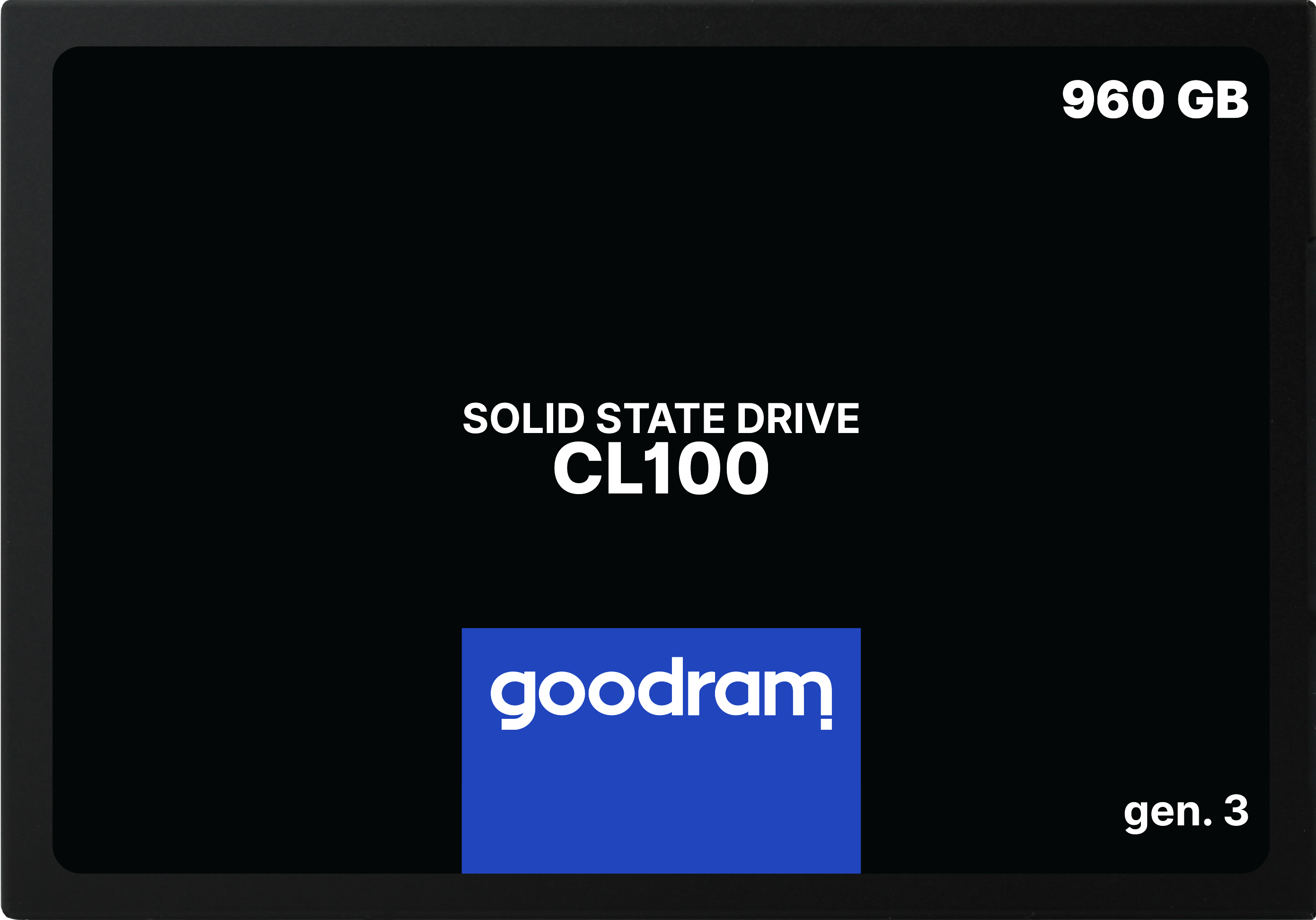GoodRam CL100 Gen.3 - SSD - 960 GB - intern - 2.5" (6.4 cm)