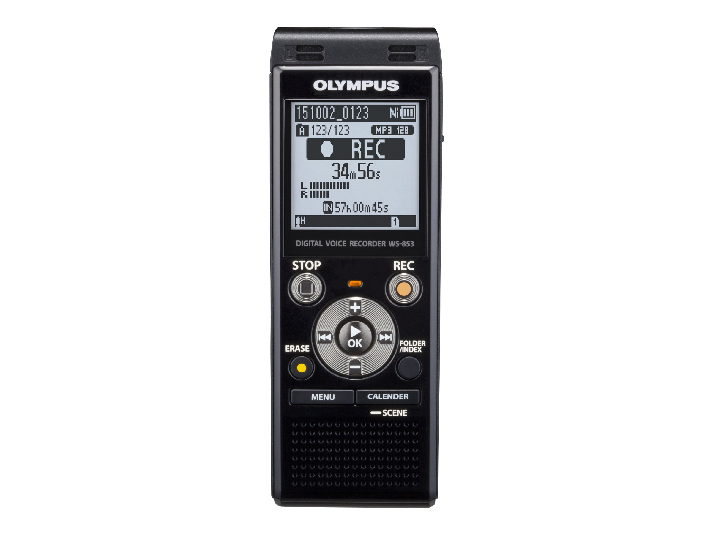 Olympus WS-853 - Voicerecorder - 250 mW - 8 GB