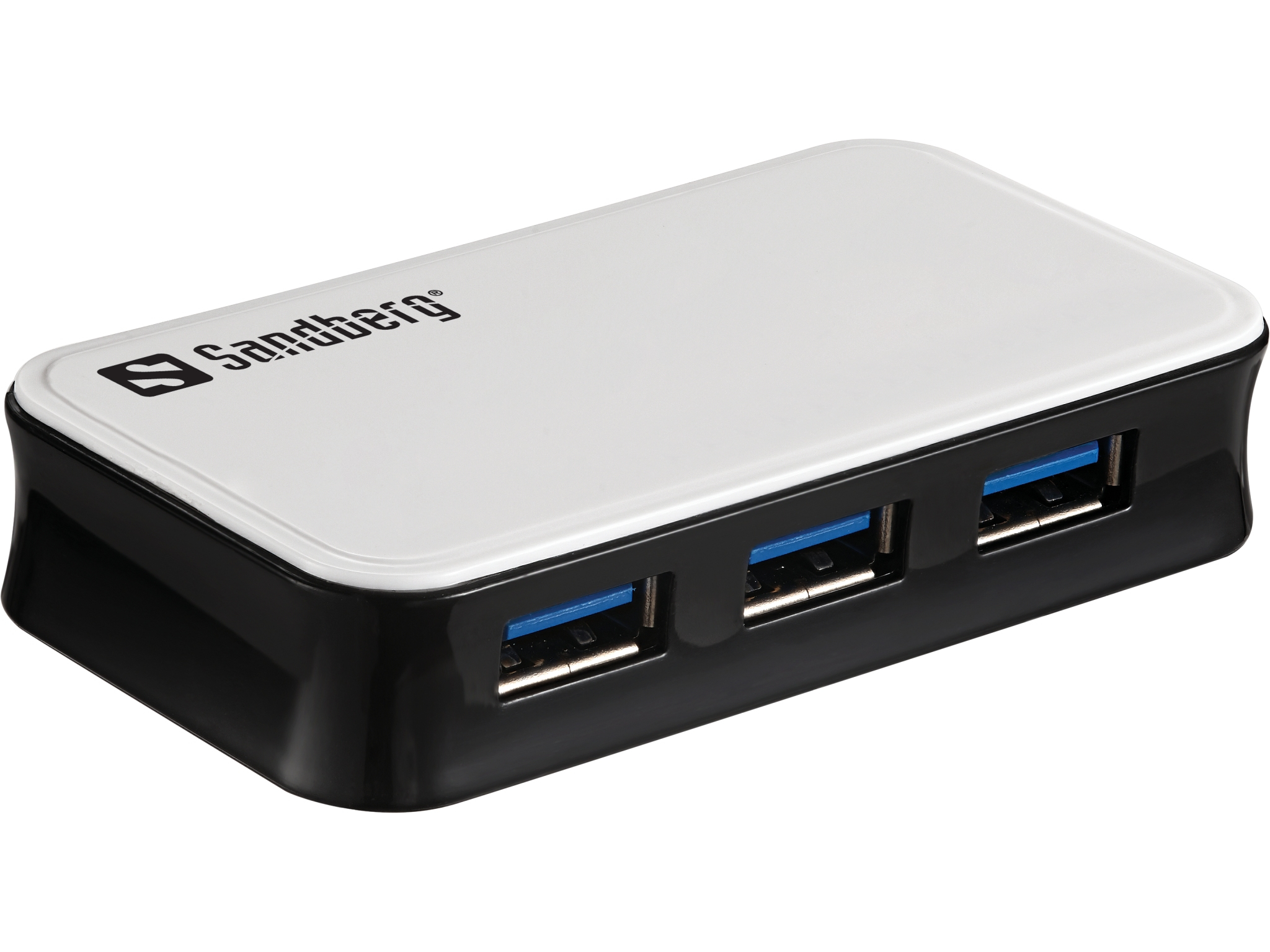 SANDBERG USB 3.0 Hub 4 ports - Hub - 4 x SuperSpeed USB 3.0