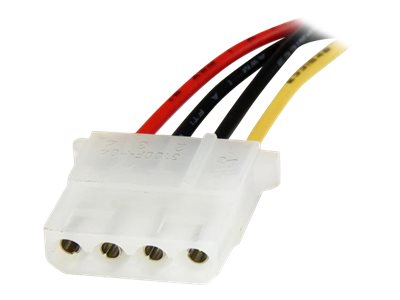 StarTech.com 30cm SATA auf Molex LP4 Stromadapter - Bu/St - Serial ATA zu 4pin Stromkabel Adapter - Netzteil - interne Stromversorgung, 4-polig (W)