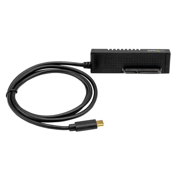 StarTech.com USB-C auf SATA Adapter Kabel - für 2,5 / 3,5" SATA SSD / HDD Laufwerke - 10 Gbit/s - USB 3.1 - SATA zu USB Adapter - Speicher-Controller - 2.5", 3.5" (6.4 cm, 8.9 cm)