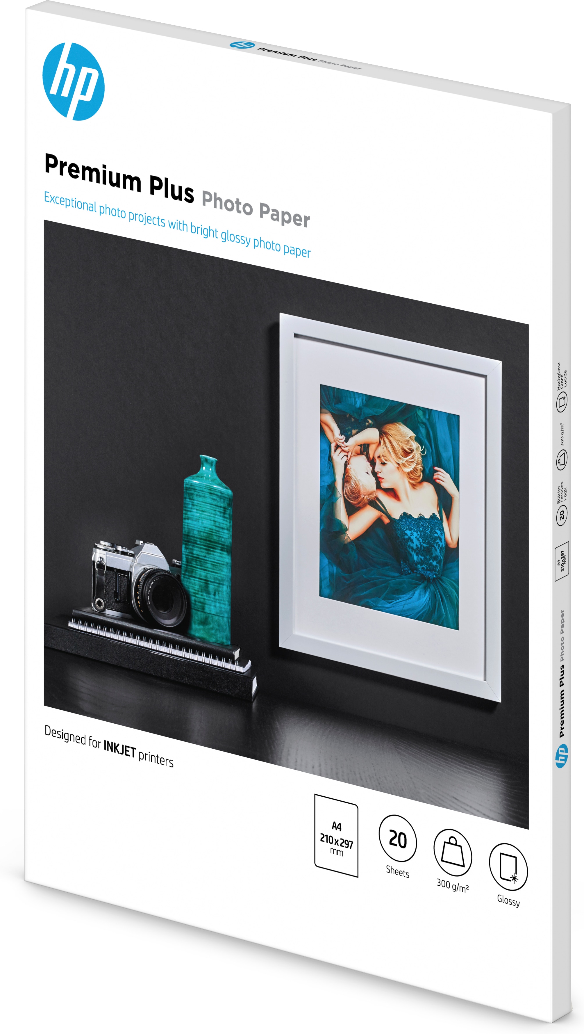 HP Premium Plus Photo Paper - Glänzend - A4 (210 x 297 mm)