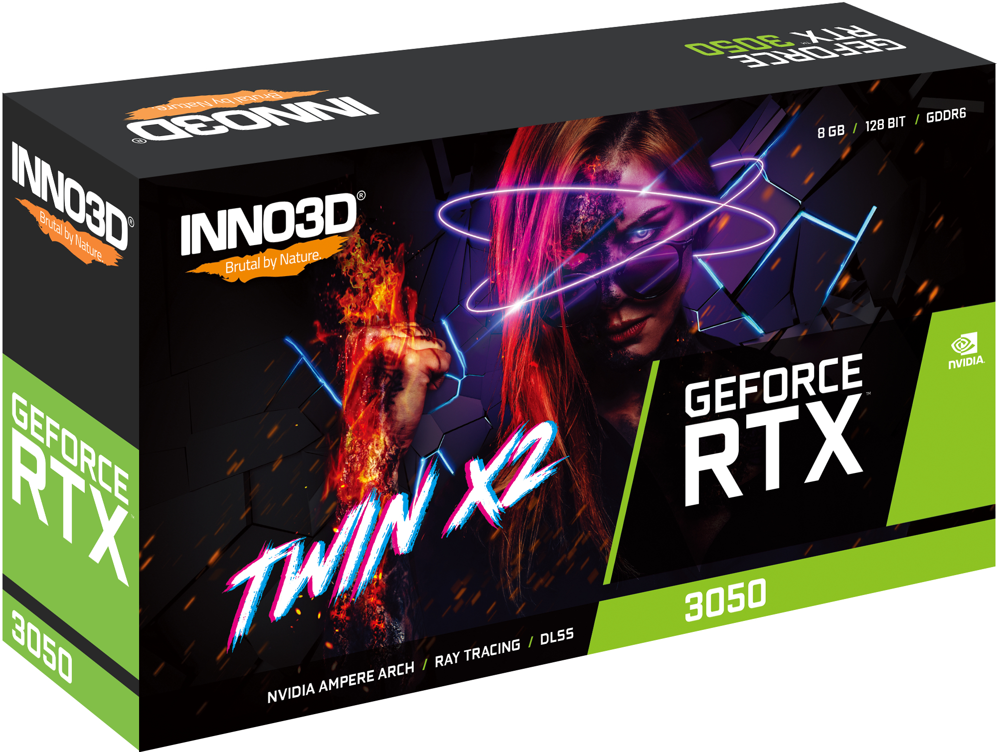Inno3D GeForce RTX 3050 TWIN X2 - Grafikkarten
