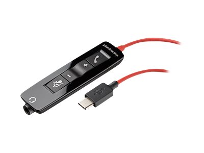 Poly Adapter USB-C auf Klinkenstecker - USB-C männlich bis 4-poliger Mini-Stecker weiblich
