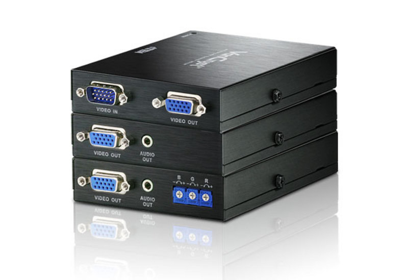 ATEN VanCryst VE170 Cat 5 Audio/Video Extender Transmitter and Receiver Units