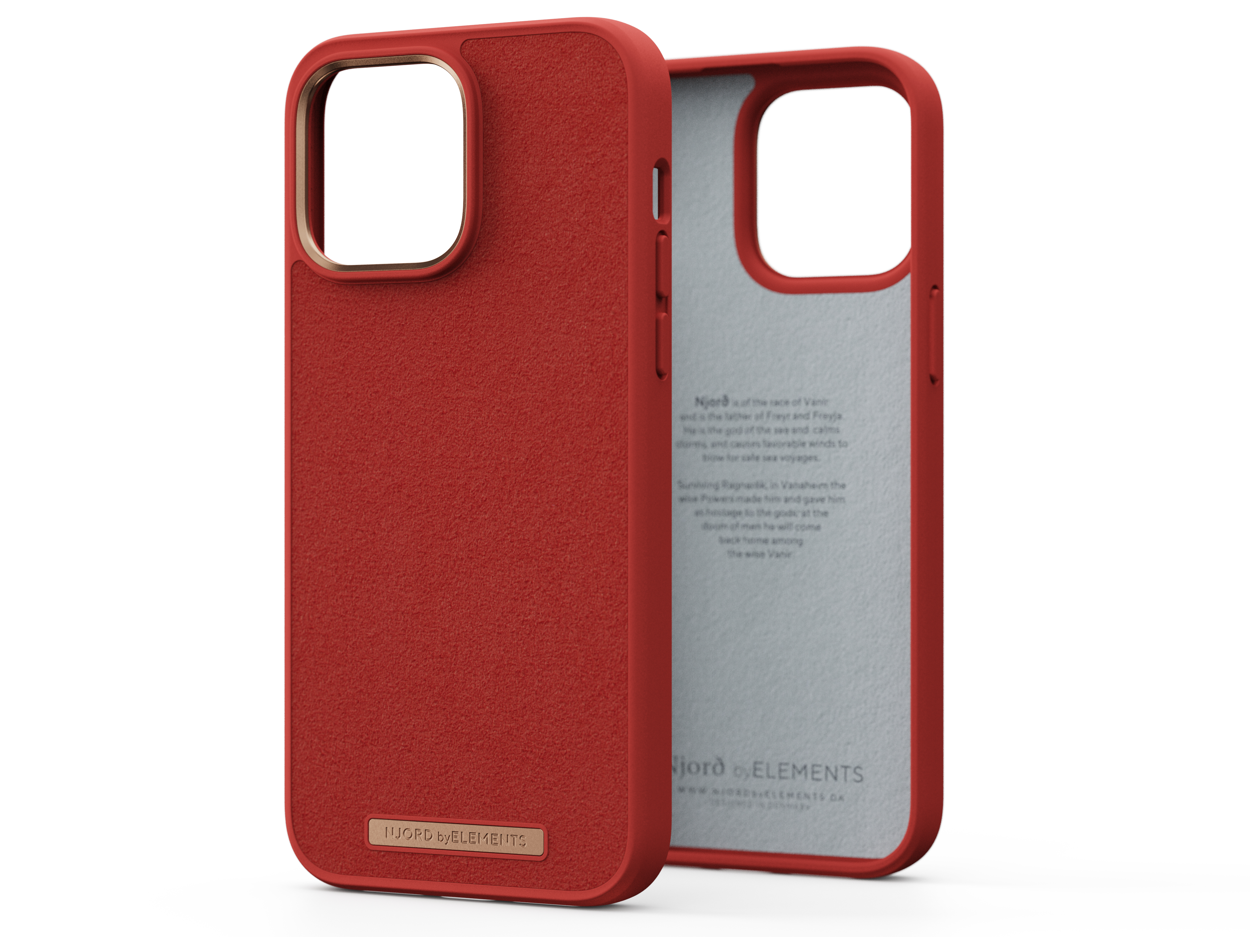 Njord Comfort+ Case iPhone 14 Pro 6.7 Burnt Orange