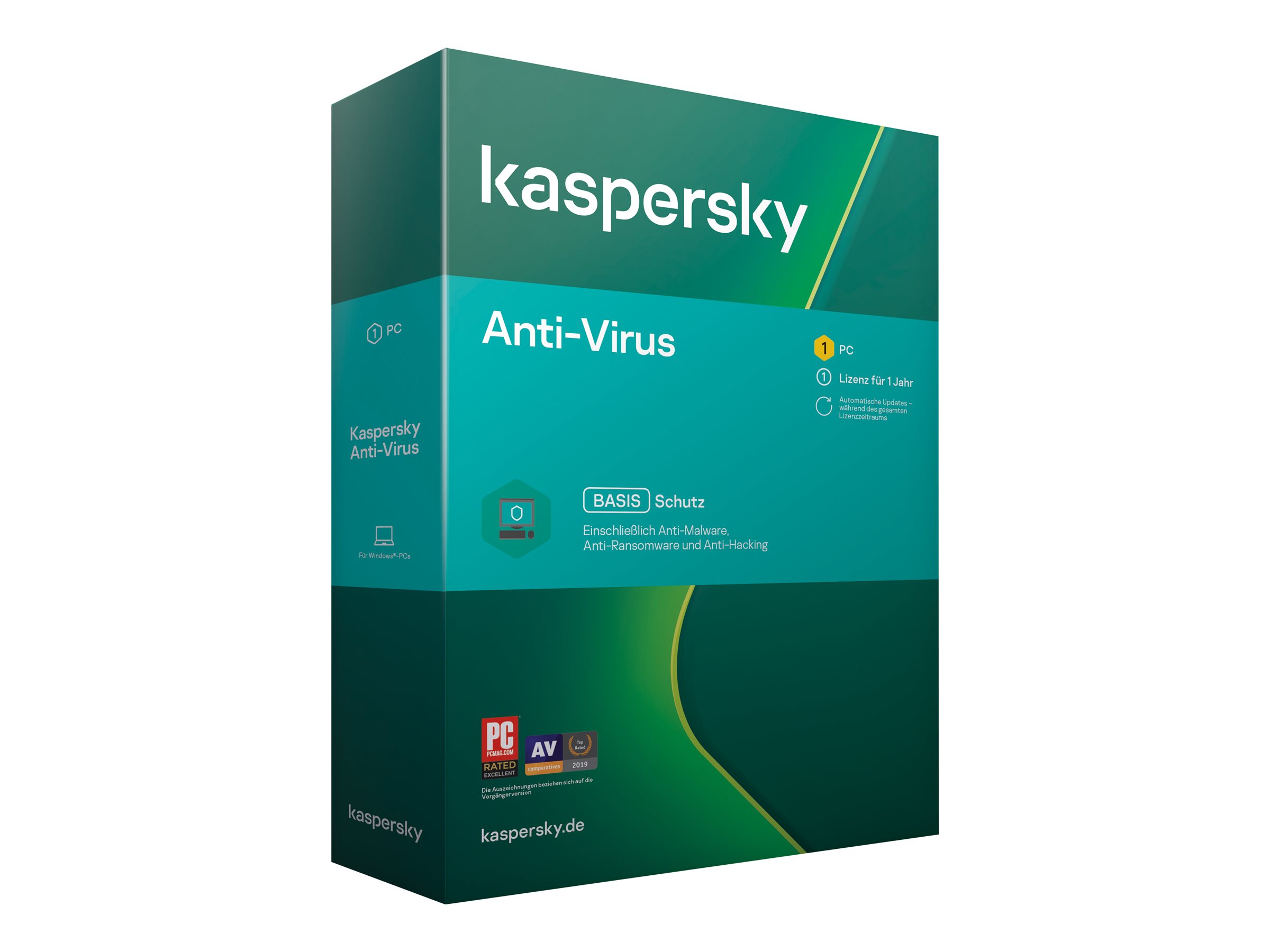 Kaspersky Anti-Virus 2020 - Box-Pack (1 Jahr) - 1 PC (Mini-Box)