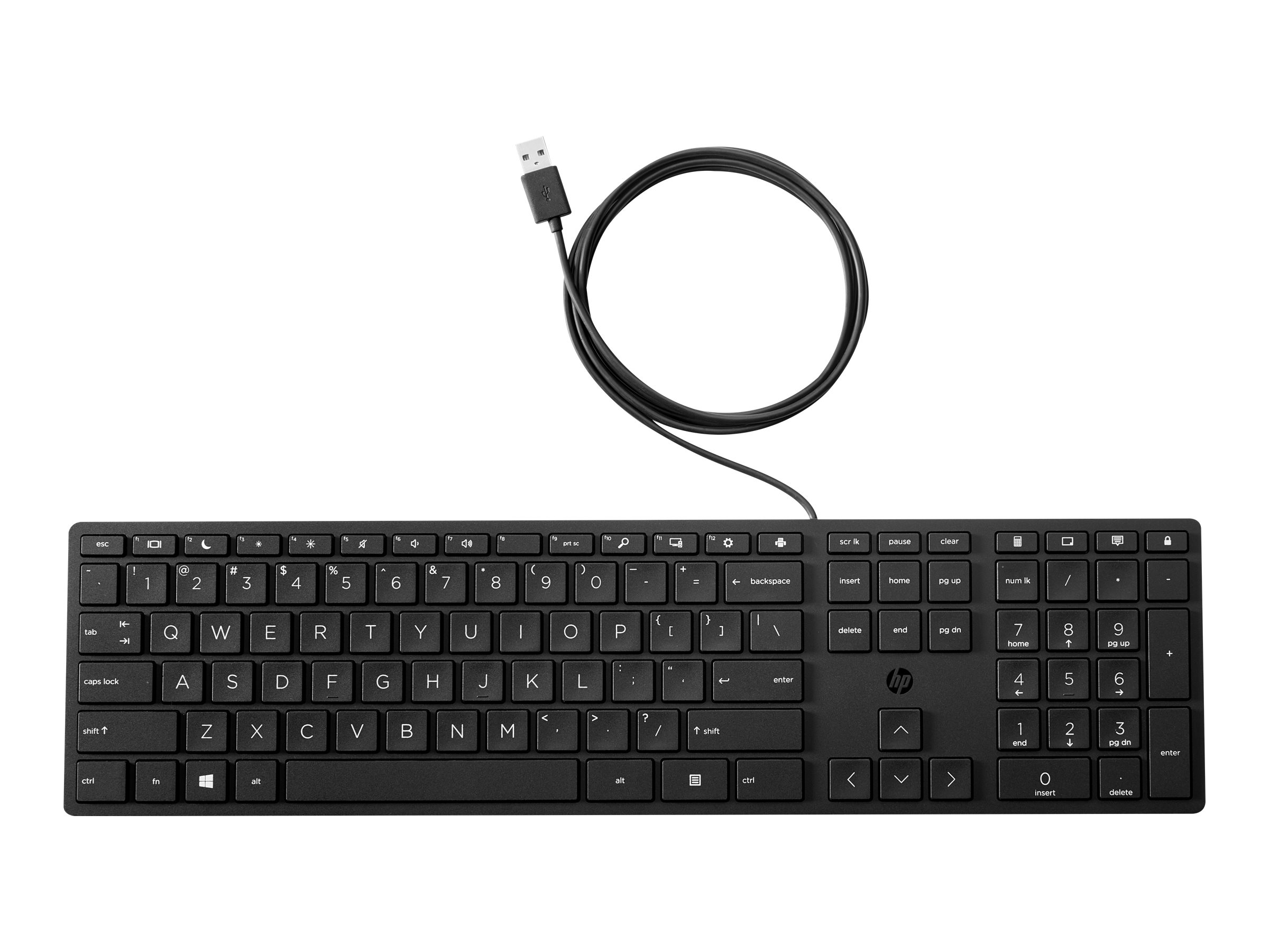 HP Desktop 320K - Tastatur - USB - Deutsch (Packung mit 12)