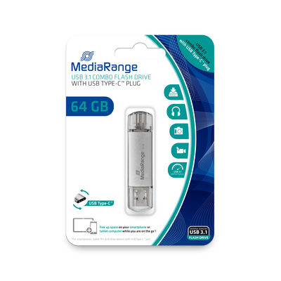 MEDIARANGE combo - USB-Flash-Laufwerk - 64 GB