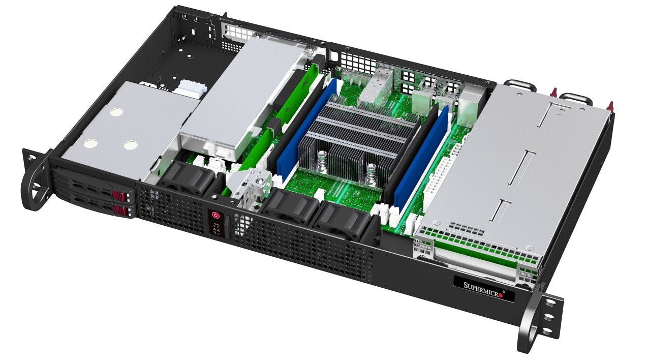 Supermicro 506TQC-R301 - Intel - Intel® Xeon® - 2.5,3.5 Zoll - HDD - SATA - Serial Attached SCSI (SAS) - Rack (1U)
