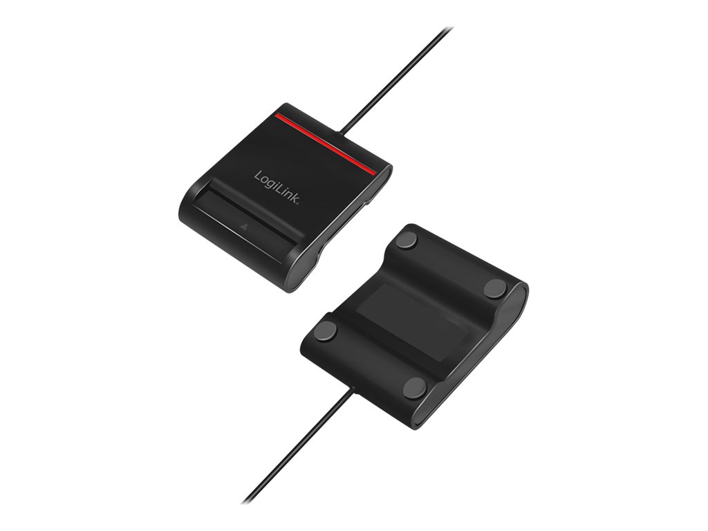 LogiLink SmartCard-Leser - USB 2.0 - Schwarz