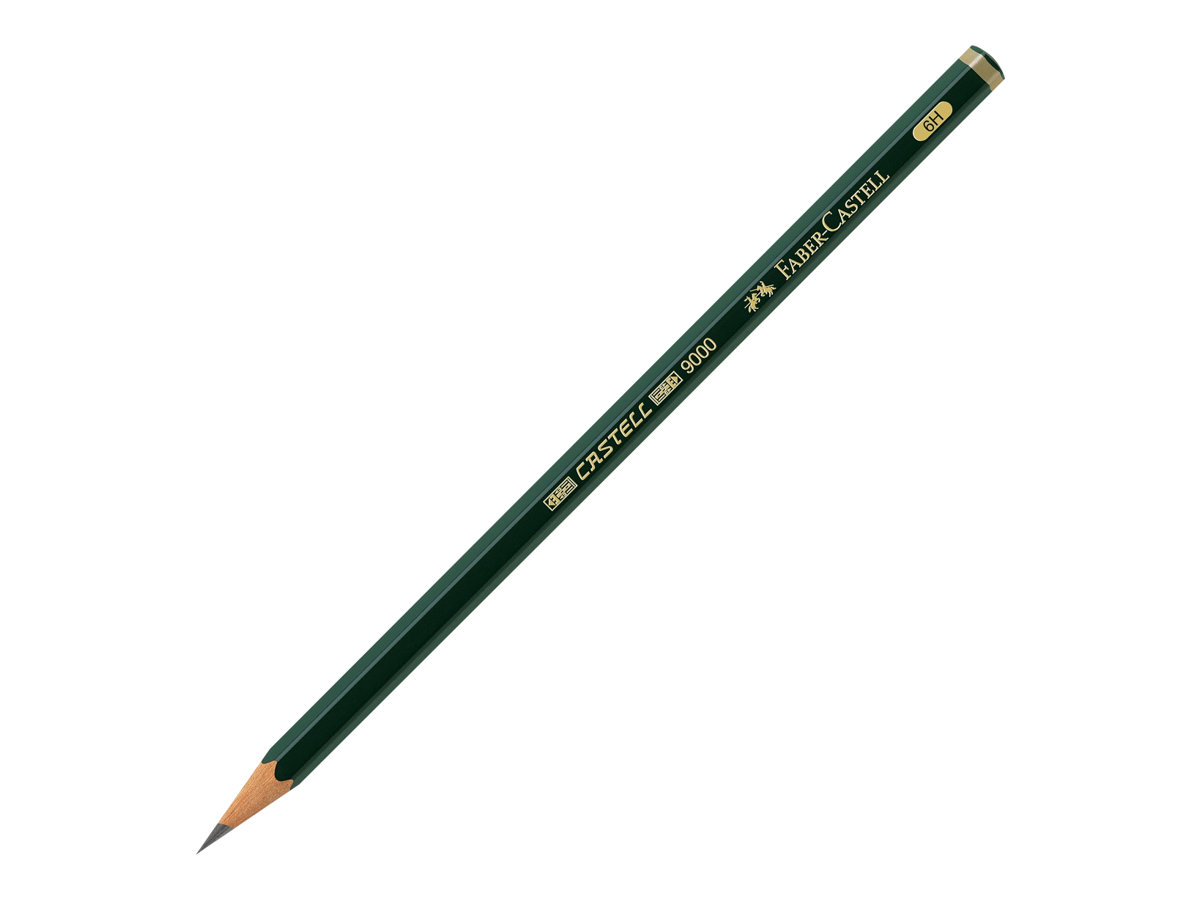FABER-CASTELL CASTELL 9000 - Bleistift - 2H