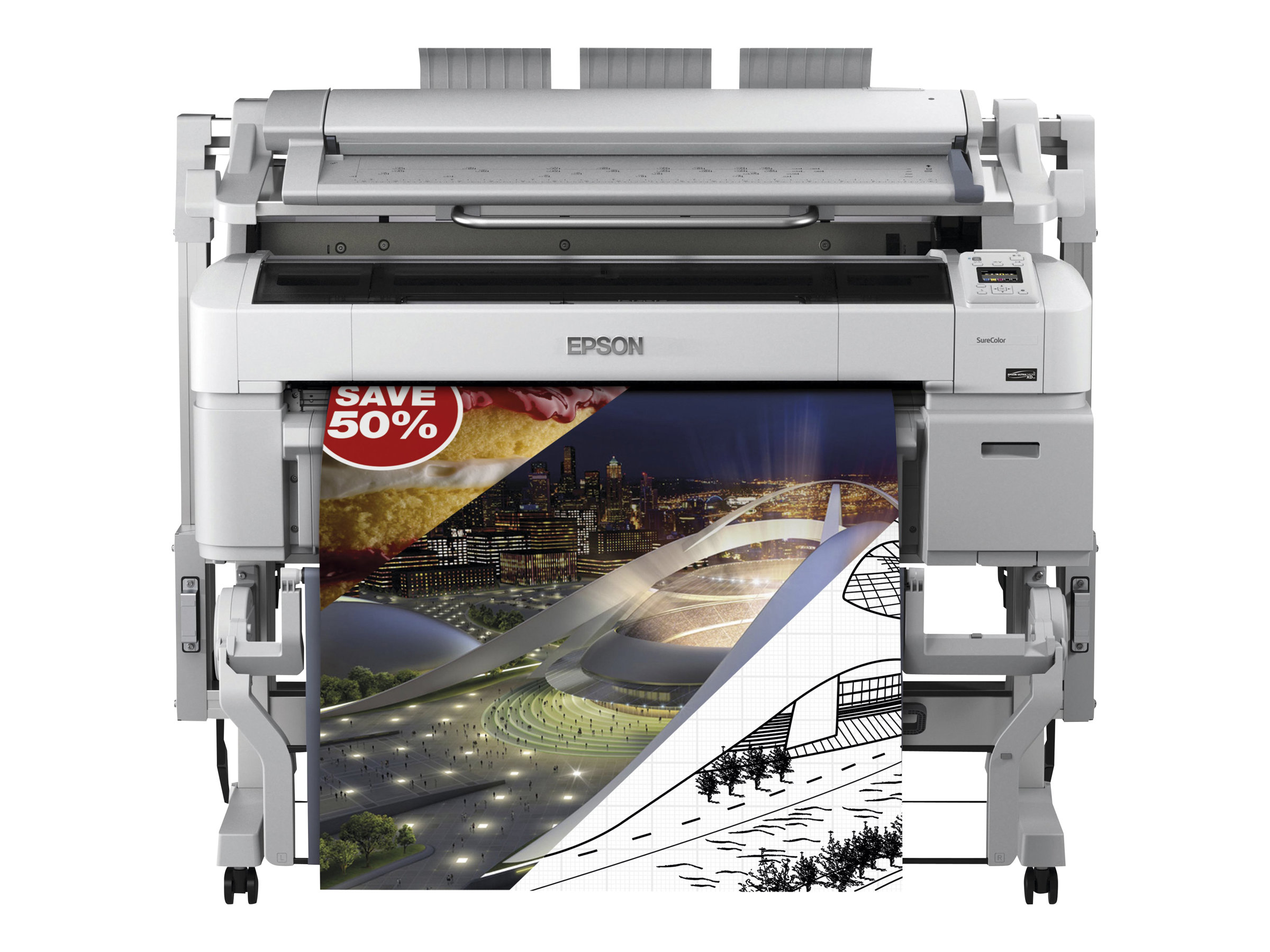 Epson SureColor SC-T5200 - 914 mm (36") Großformatdrucker - Farbe - Tintenstrahl - Rolle (91,4 cm)