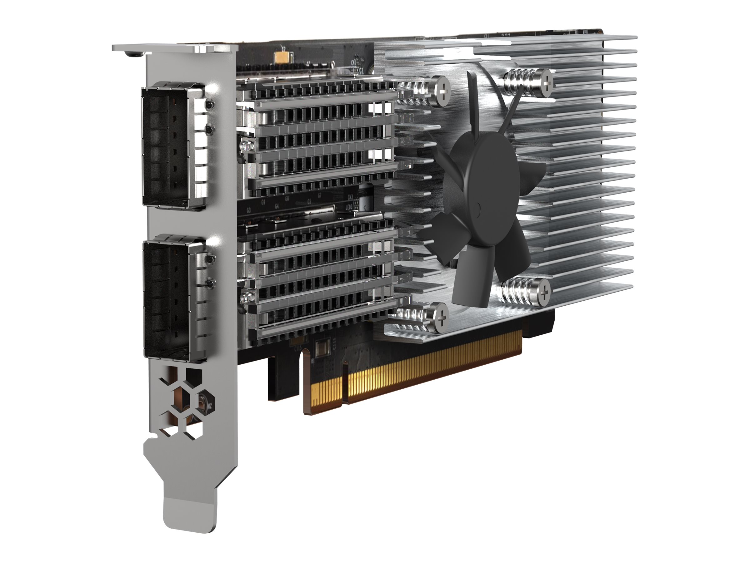 QNAP QXG-100G2SF-E810 - Netzwerkadapter - PCIe 4.0 x16 Low-Profile