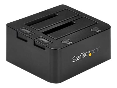 StarTech.com 2-fach USB 3.0 Festplatten Dockingstation mit UASP für 2,5/3,5 SSD / HDD - Serial-ATA USB Dual Bay Dockingstation - Speicher-Controller - 2.5", 3.5" (6.4 cm, 8.9 cm)