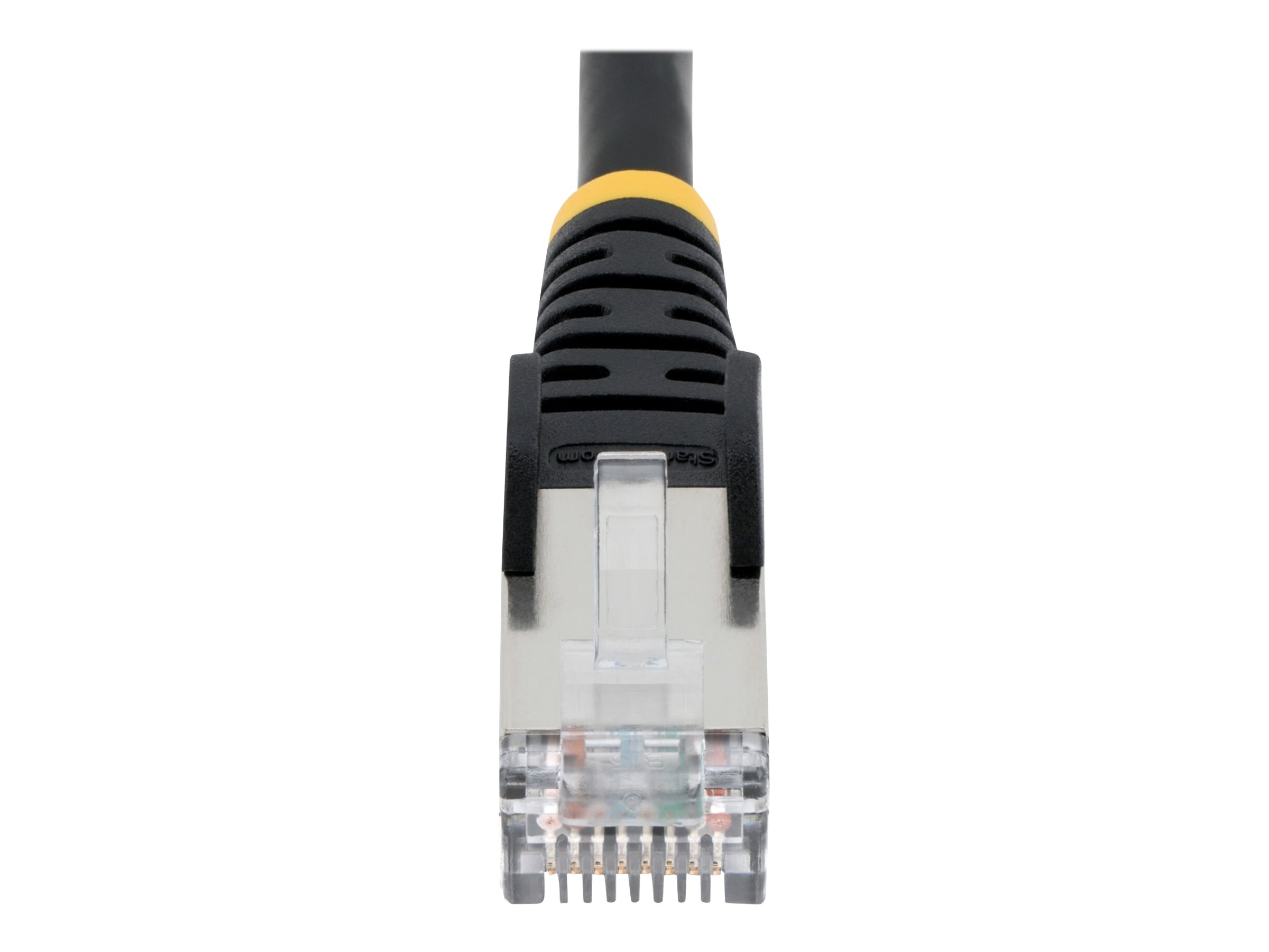 StarTech.com 50cm CAT6a Ethernet Cable - Black - Low Smoke Zero Halogen (LSZH)