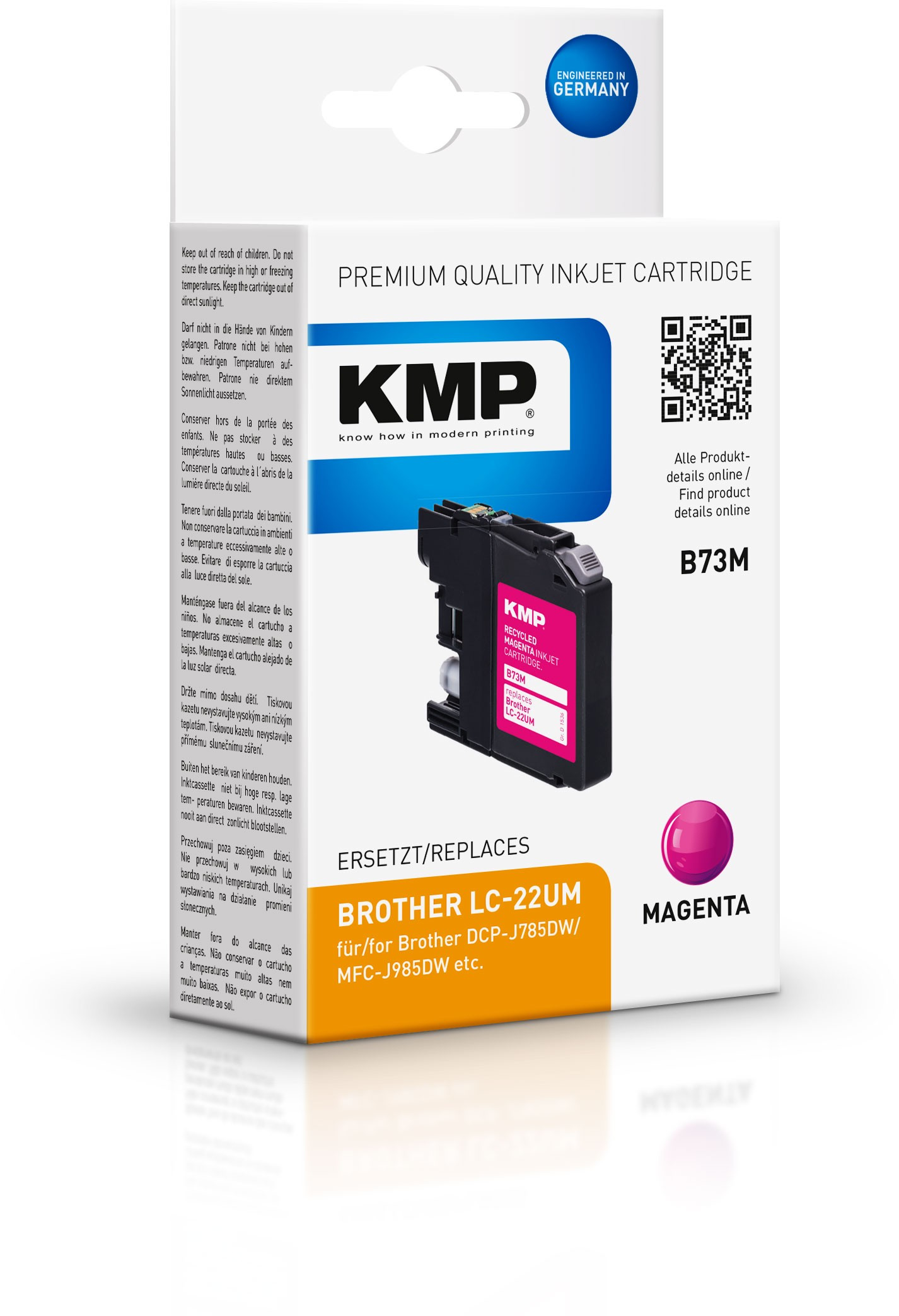 KMP 1536,4006 - Kompatibel - Magenta - Brother - 1 Stück(e) - LC22UM