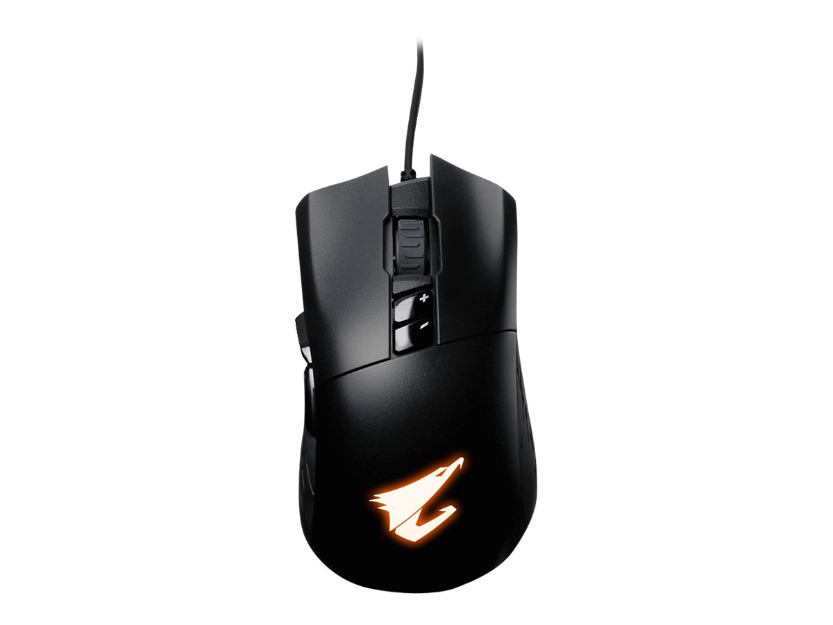 Gigabyte AORUS M3 - Maus - optisch - 7 Tasten - kabelgebunden