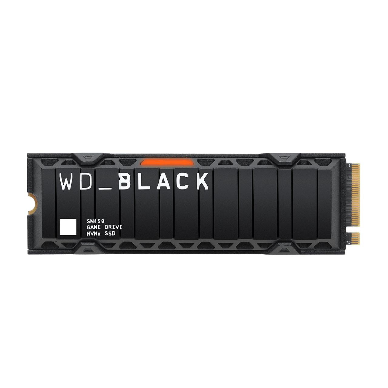 WD Black SN850 NVMe SSD WDS100T1XHE - SSD - 1 TB - intern - M.2 2280 - PCIe 4.0 x4 (NVMe)
