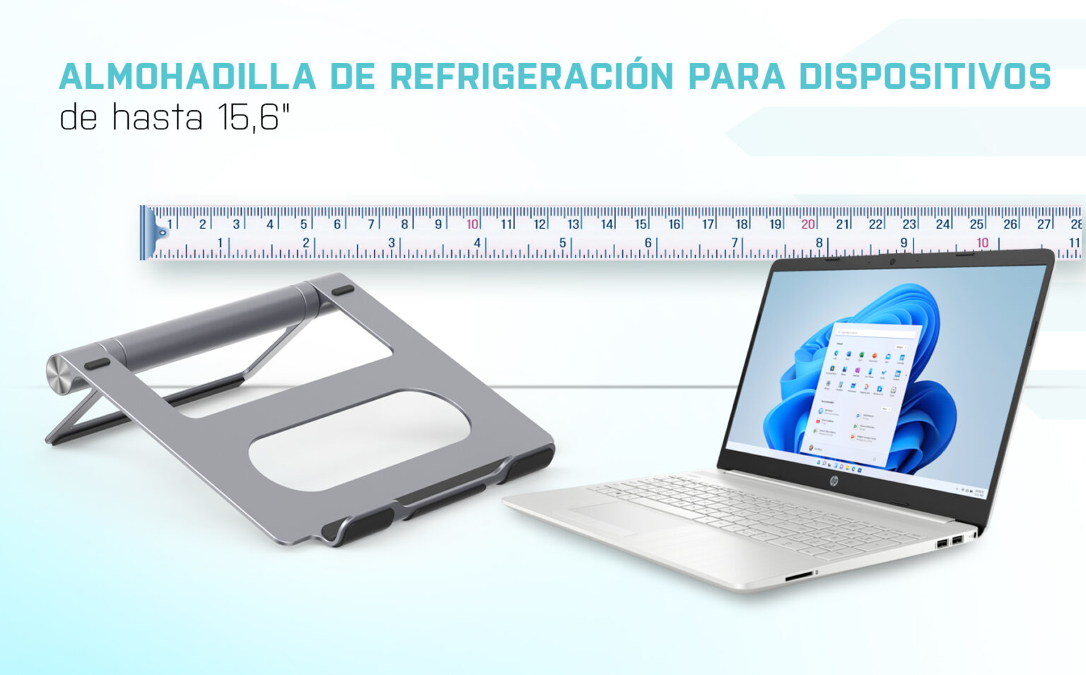 i-tec Notebook-Kühlpad - bis zu 39,6 cm (bis zu 15,6 Zoll)