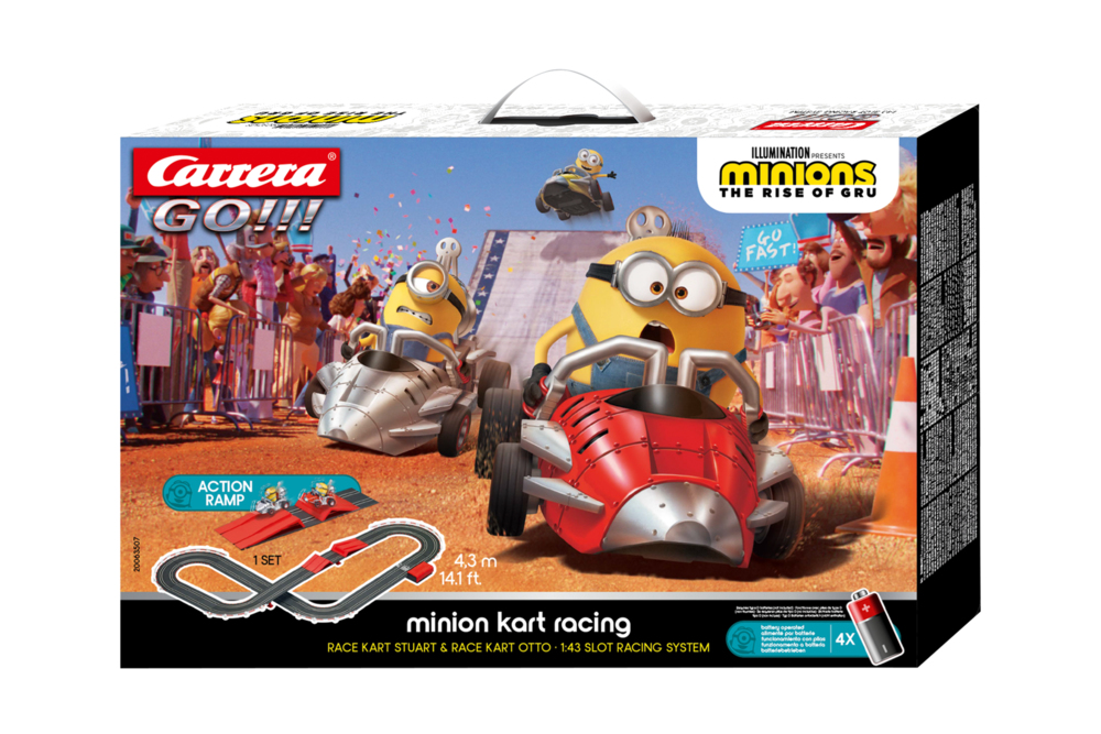 Carrera GO!!! Minions - Kart Racing Autorennbahn