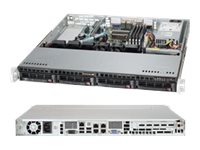 Supermicro SuperServer 5018A-MHN4 - Server - Rack-Montage - 1U - 1-Weg - 1 x Atom C2758 - RAM 0 GB - SATA - Hot-Swap 8.9 cm (3.5")