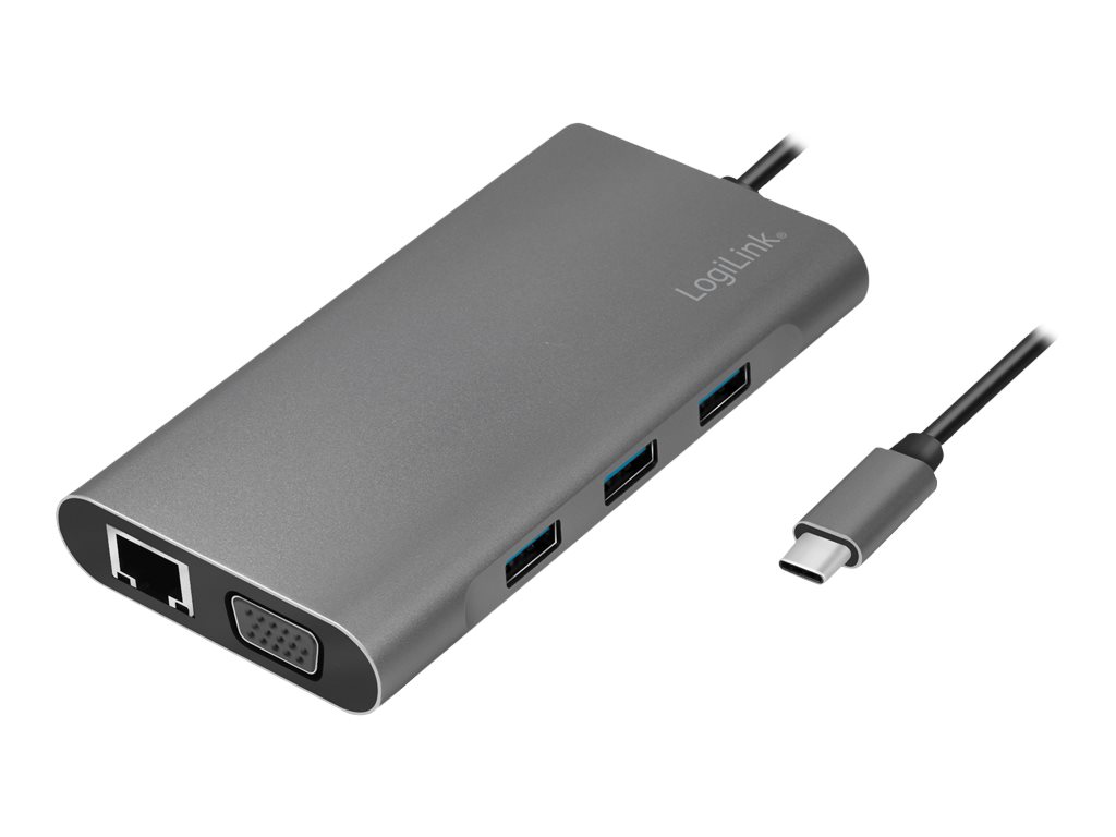 LogiLink Dockingstation - USB-C 3.2 Gen 1 - VGA, HDMI