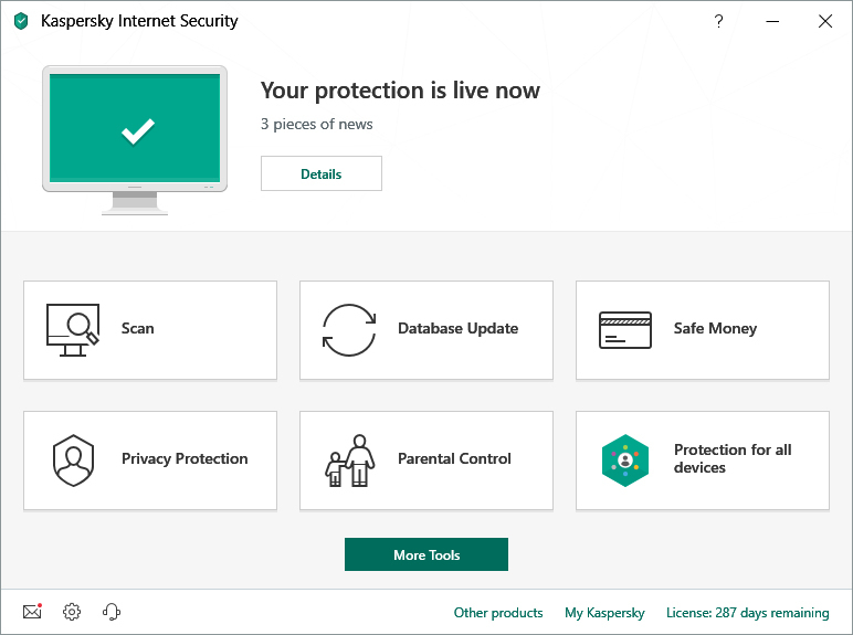 6601956000 Kaspersky Internet Security - Abonnement-Lizenz (1 Jahr)
